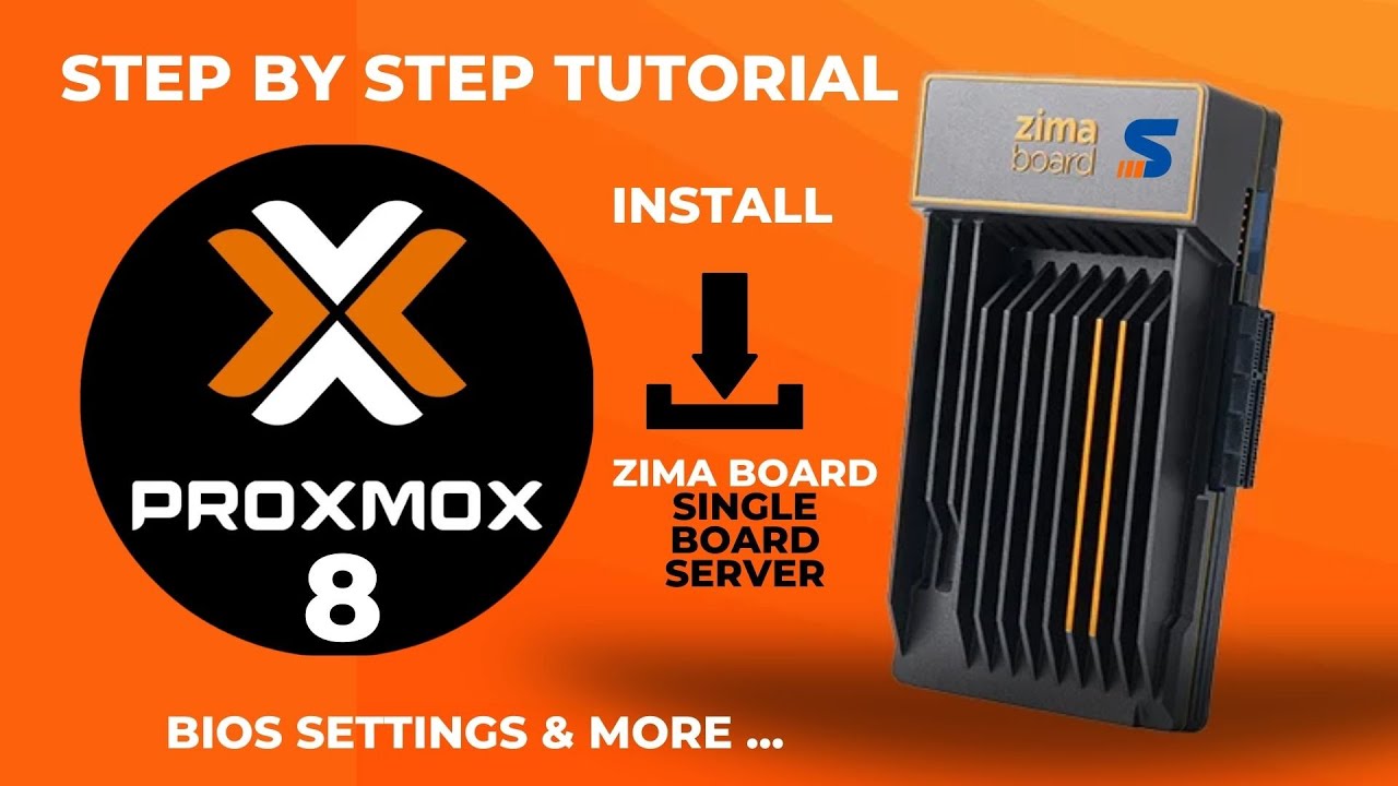 Proxmox on Zimaboard : Step by step installation - YouTube