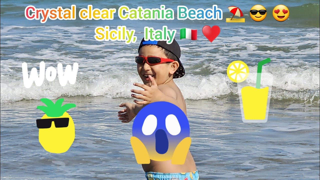 How is Catania Beach | Sicily | Italy | Beautiful awesome location next Airport and Town city