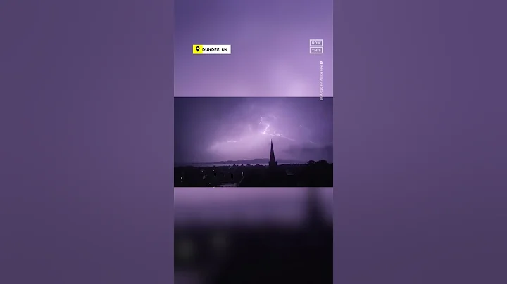 Massive Lightning Bolt Caught on Camera in Scotland - DayDayNews