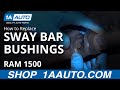 How to Replace Front Sway Bar Bushings 1994-2010 Dodge Ram 1500
