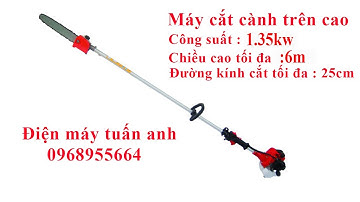Máy cưa cành trên cao dài 4,5m chưa tính chiều cao người cầm