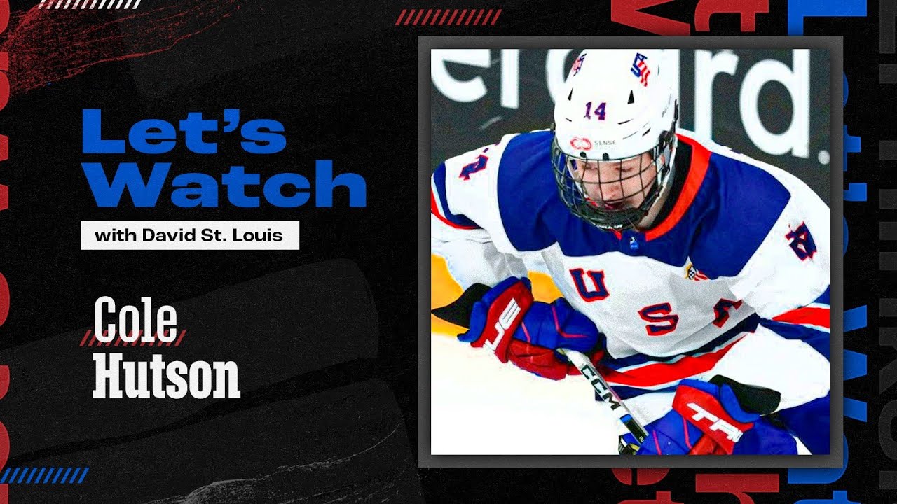 Let's Watch Cole Hutson 2024 NHL Draft Elite Prospects YouTube