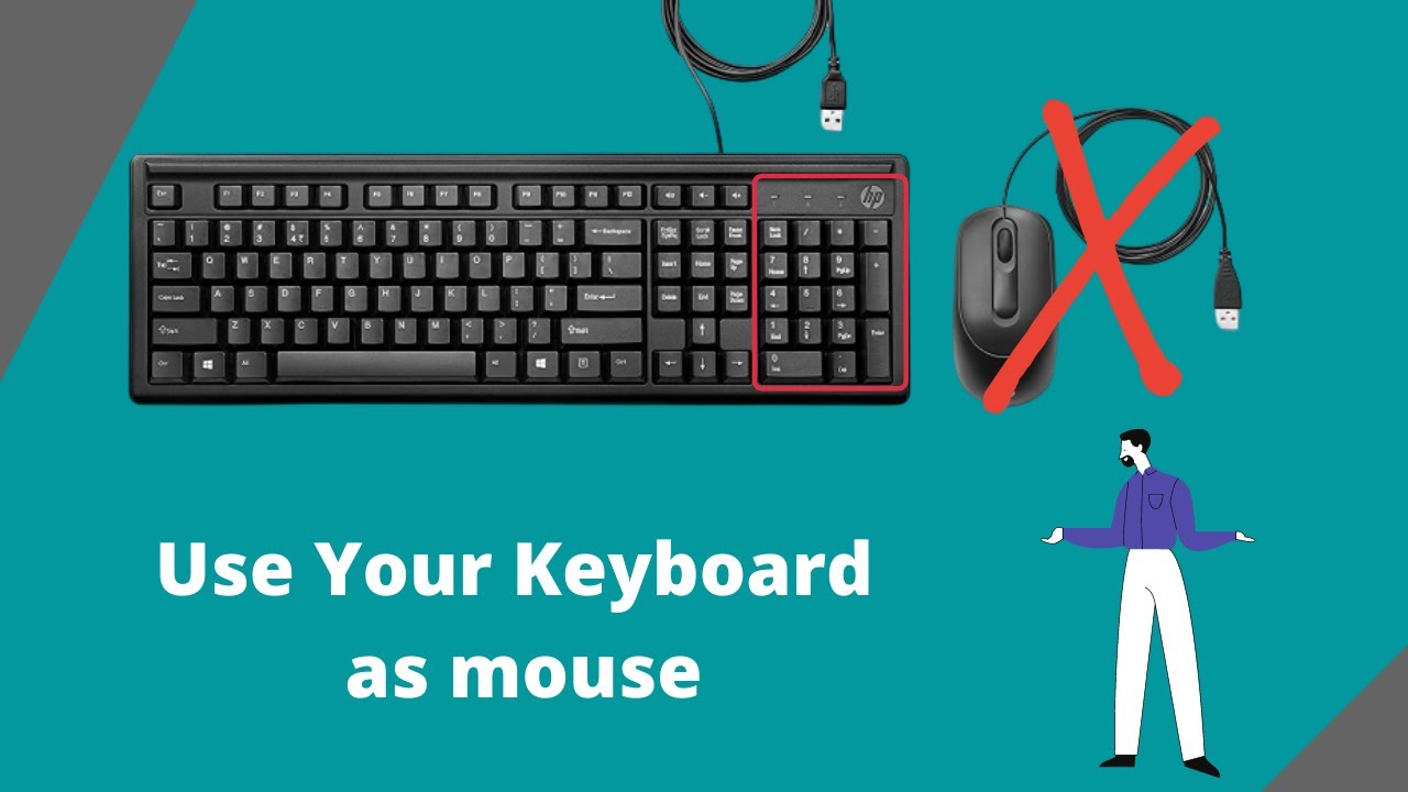 Use Mouse Keys to move the mouse pointer - YouTube