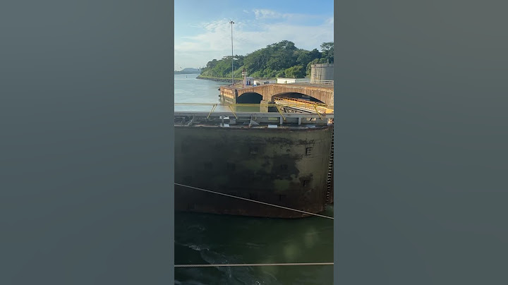 The gate is closed-PANAMA CANAL @ZoranSehovac