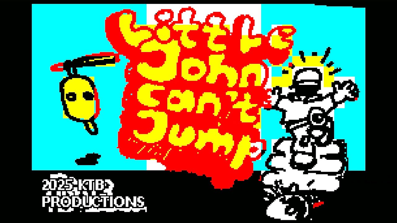 LITTLE JOHN CAN'T JUMP - 48K ZX Spectrum game! Longplay