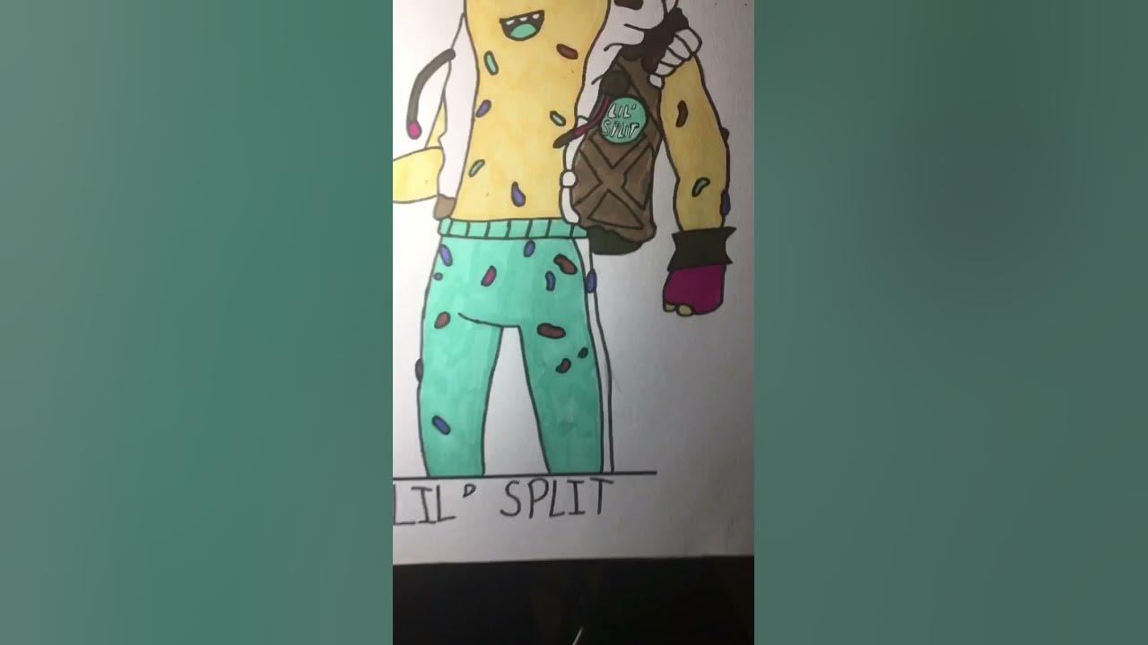 New lil split fortnite skin #art #ogfortnite - YouTube