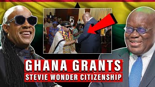 Stevie Wonder Makes History, Becomes Ghanaian Citizen on 74th Birthday!