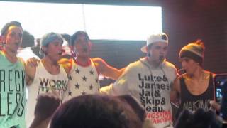 Janoskians singing Best Friends at NYC 6-10-13