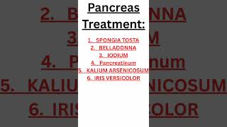 Pancreas Homeopathic Treatment By Dr. Ali Muhammadtop 6 Pancreas Medicine