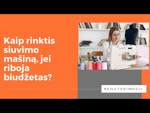 Video: Kaip įsiūti Siūlus į Siuvimo Mašiną