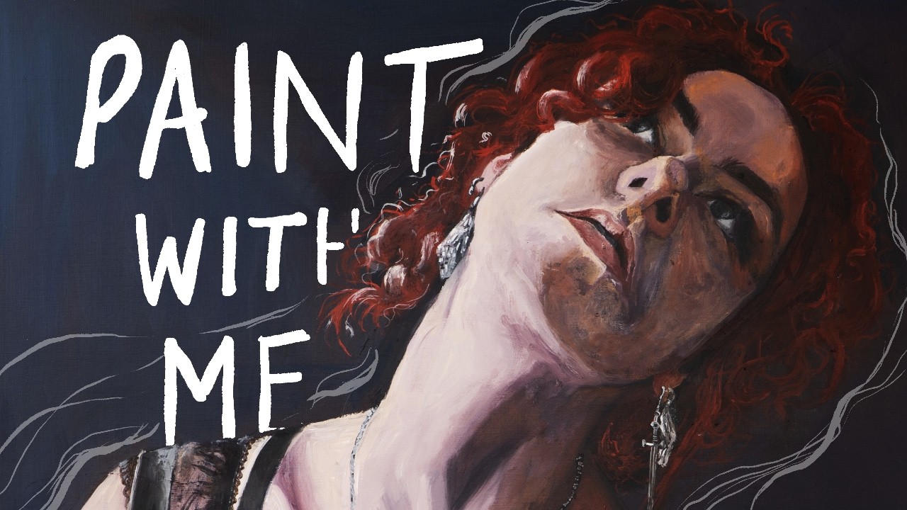 paint with me - oil painting a self portrait from start to finish (full ...