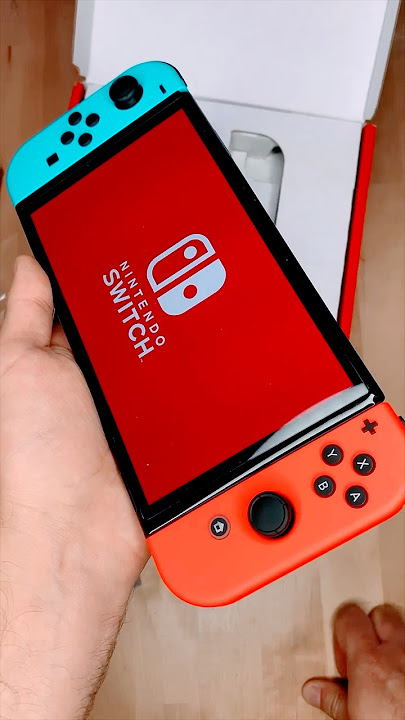Unboxing the Nintendo Switch OLED Model!