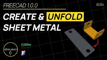 ⚡ FreeCAD Sheet Metal Tutorial - FreeCAD 1.0 - FreeCAD Workbenches - Sheet Metal Workbench