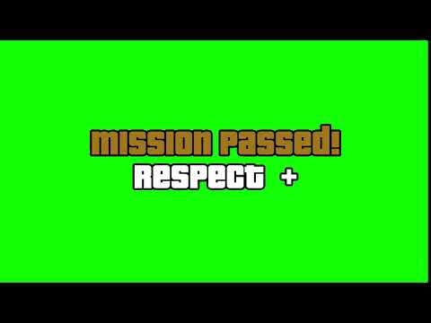 [Green screen 4K] Mission passed respect + GTA San Andreas