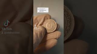 Baking Soda u0026 Vinegar #coin #satisfying #satisfyingvideo #cleaning #coincleaning #hungary #shorts