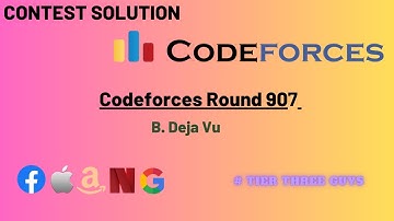 B. Deja Vu || Codeforces Round 907 (Div 2)