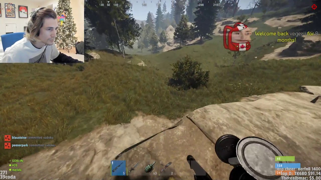 xqc meets shroud | Rust OTV & Friends