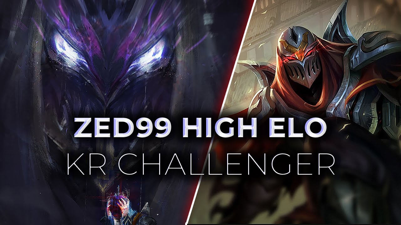 Zed LoL Montage - Zed99 KR Challenger Zed (S11/S10) ⚔️