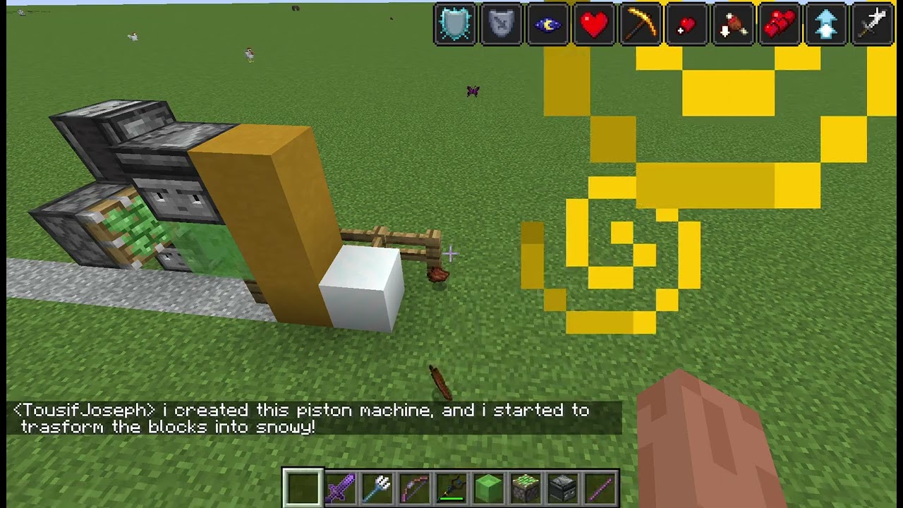 Snowy Grass Block Without Snow Layer In 1.21.7!