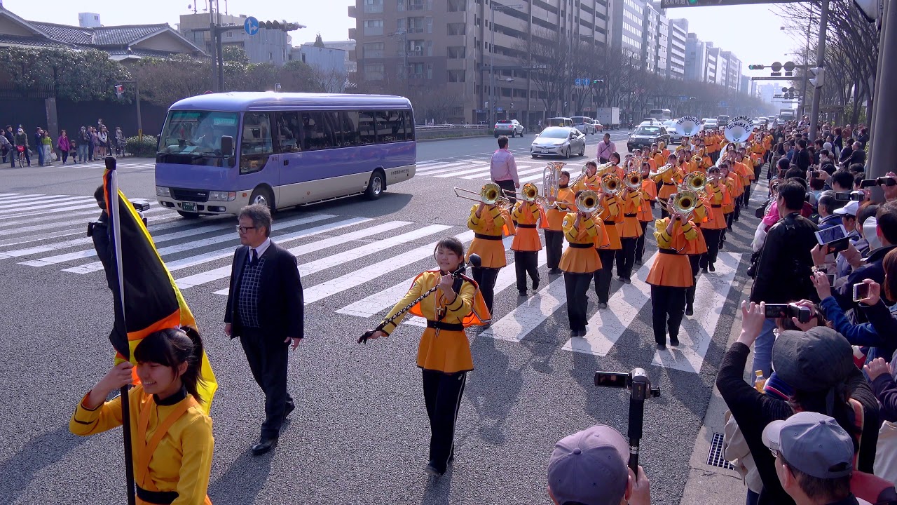 京都橘S.H.S. BAND 京都さくらパレード2018 御池通