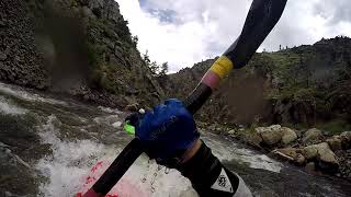 Kayaking the Upper Mishawaka Section (Updated HD), Cache La Poudre River, July 2019