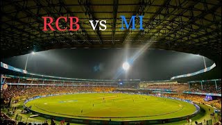 RCB vs MI - Royal challengers Bangalore.