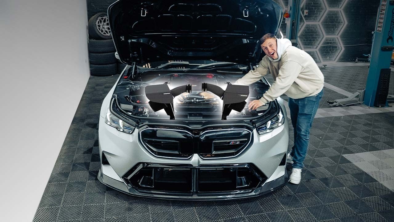 Мы установили карбоновый воздухозаборник RamAir на наш G90 M5! (Потрясающий звук)