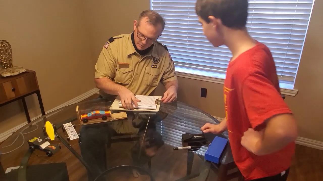 Pack 554 Pinewood Derby Check in Promo 1 2021 YouTube