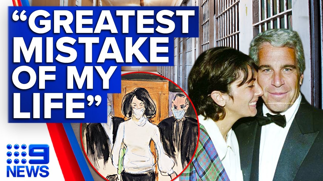 Ghislaine Maxwell reveals biggest regret amid 20-year sentencing over sex abuse | 9 News Australia