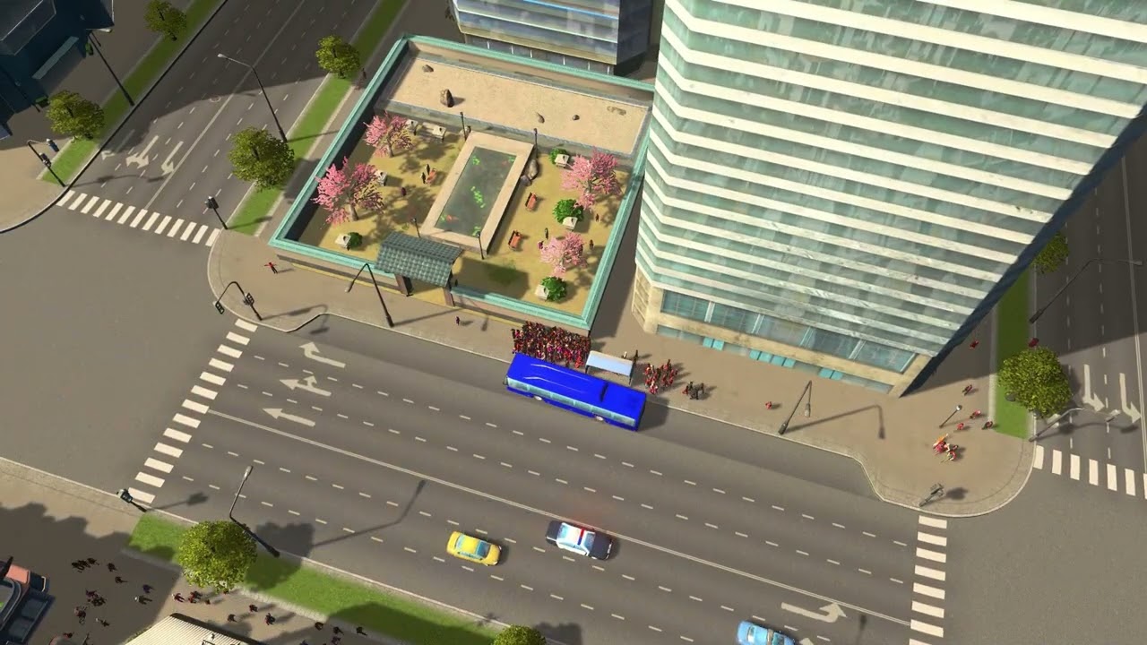 とある都会の循環バス