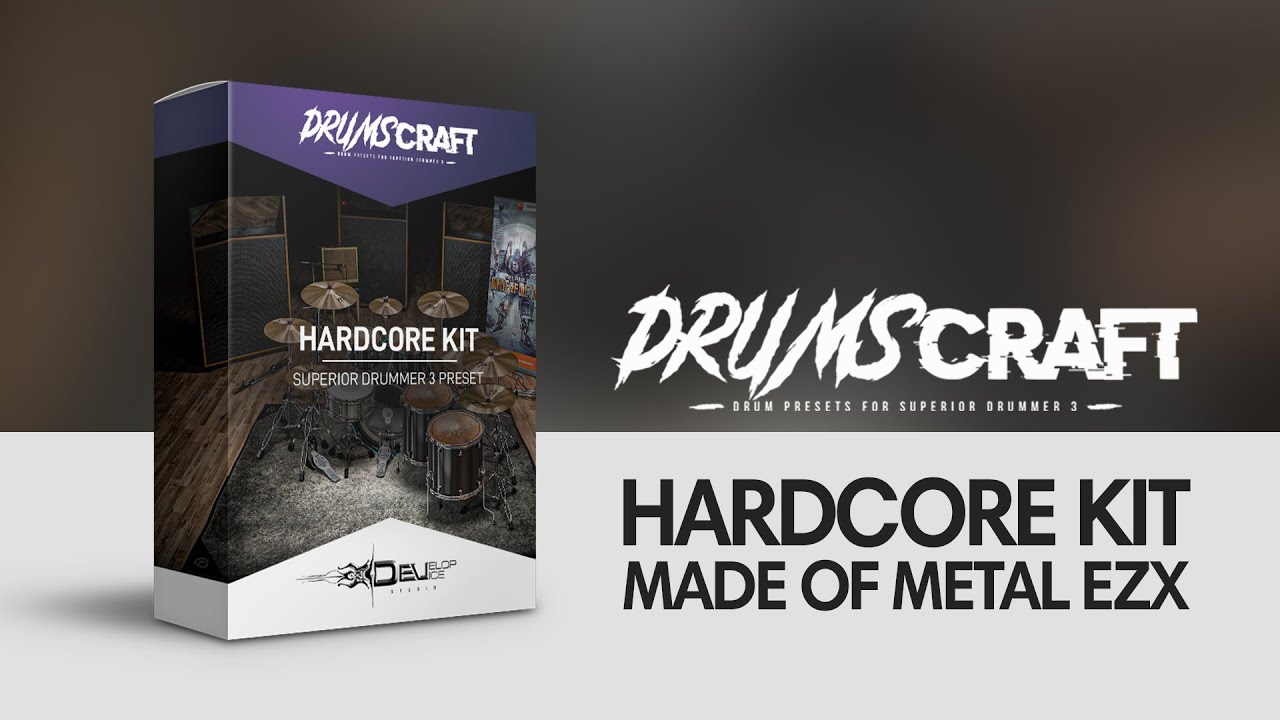 Hardcore Kit: Superior Drummer 3 Preset - Sound Demo Video