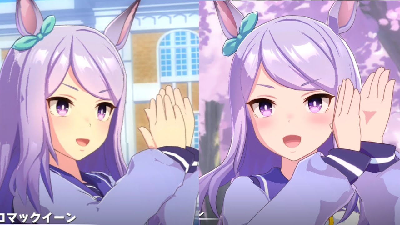 マックイーン「安いですわよー！ﾍﾟﾁﾍﾟﾁ」比較してみた動画「ウマ娘 