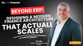 Beyond ERP: Designing a Modern Finance Architecture