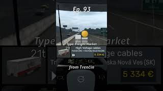Ep. 93 | Playing ETS2 with Slovakia map mod until I buy every garage #eurotrucksimulator2 #ets2