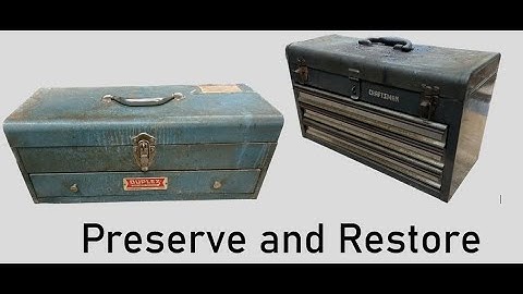 Amazing Restoration of Craftsman Tool Box....Bonus Content!