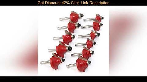 Deal 35PCS  6mm Shank Tungsten Carbide Router Bit Set Wood Woodworking Cutter Trimming Knife Formin