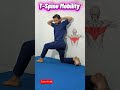 #tspinemobility #thoracicmobility #mobilityexercise #backpainrelief #flexibilitytraining#trending
