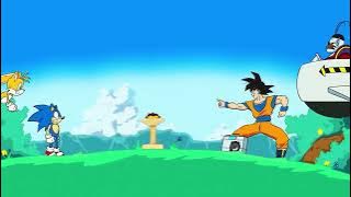 sonic vs Goku rap battle combined song