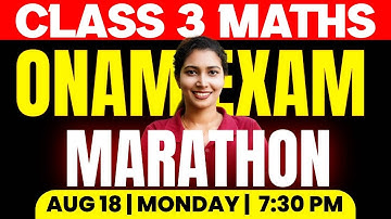 Class 3 Maths Onam Exam | Maths Marathon | Exam Winner