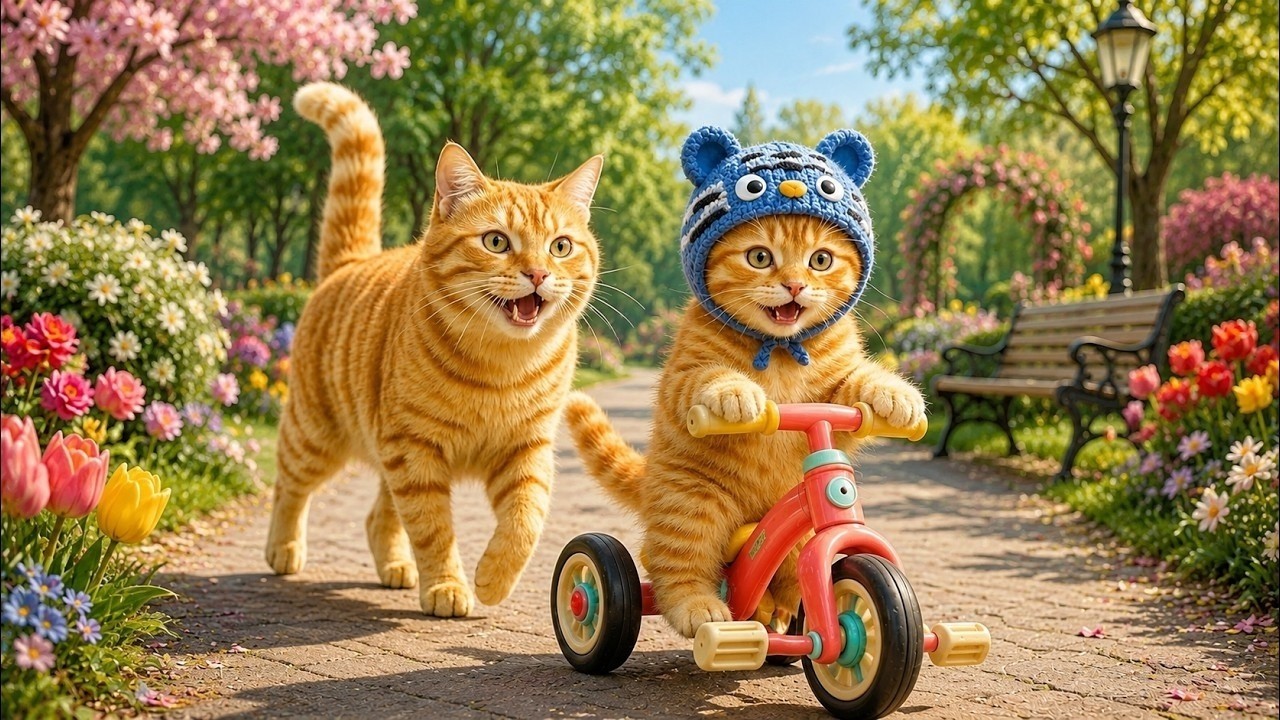 Live 🔴Mama Cat And Kitten ✨Funny Cat | Kucing 🌻 Cat Videos 😿 Cute Cat | Meow Meow