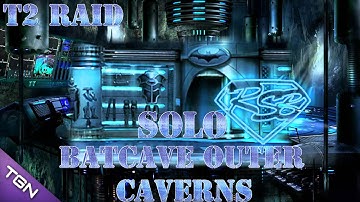 DCUO: Batcave Outer Caverns - Solo |Speed Feat|  T2 raid