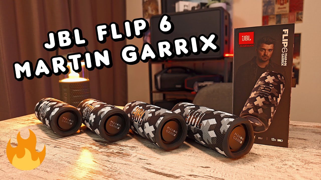 JBL Flip 6 Martin Garrix  Enceinte portable co-créée avec Martin Garrix