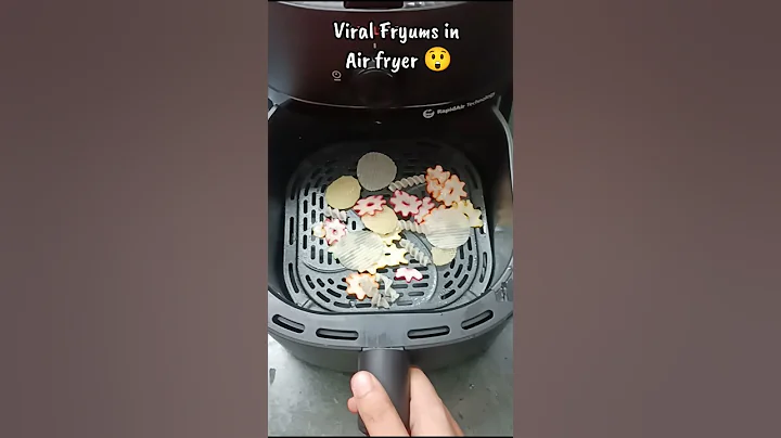 Viral Fryums in Air Fryer # shorts #viral #airfryer #youtube #trending #snack