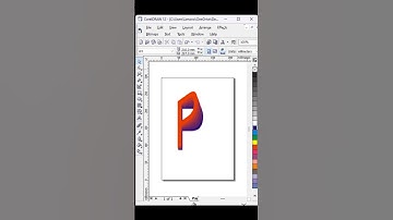 how to create a 3D effect in Corel draw in hindi #shorts #ytshorts #coreldraw