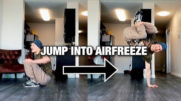 Breaking Tutorial | Jump Backwards Into Air Freeze | Advanced Freeze Transitions | How To Breakdance