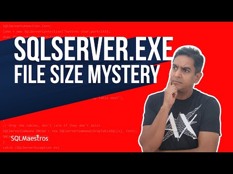 sqlservr.exe file size mystery (by Amit Bansal)