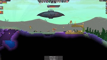 Starbound - UFO - First boss kill