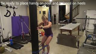 Band Anchored Squat with Cluster 6 Pause Execution