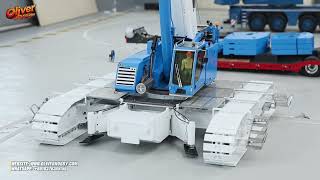 How is D1220 prepped for operation? The video content covers its tracks, and component assembly.
