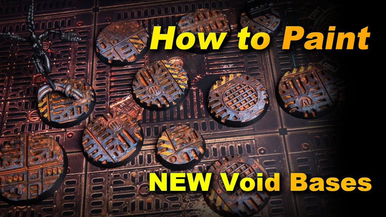 Painting the NEW Void Bases for Boarding Actions Gallowdark YouTube